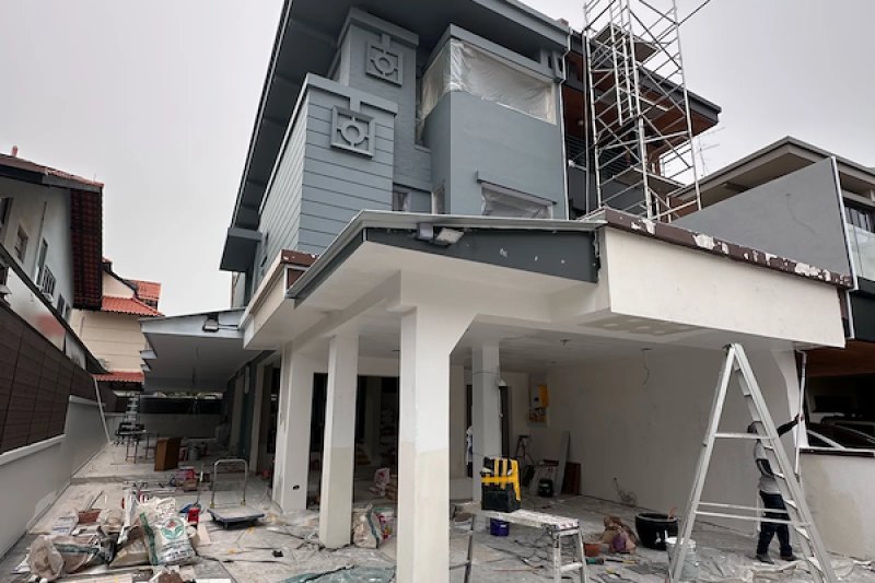 Repainting the Outside of a Landed House in Singapore: What to Fix Before the First Coat Goes On