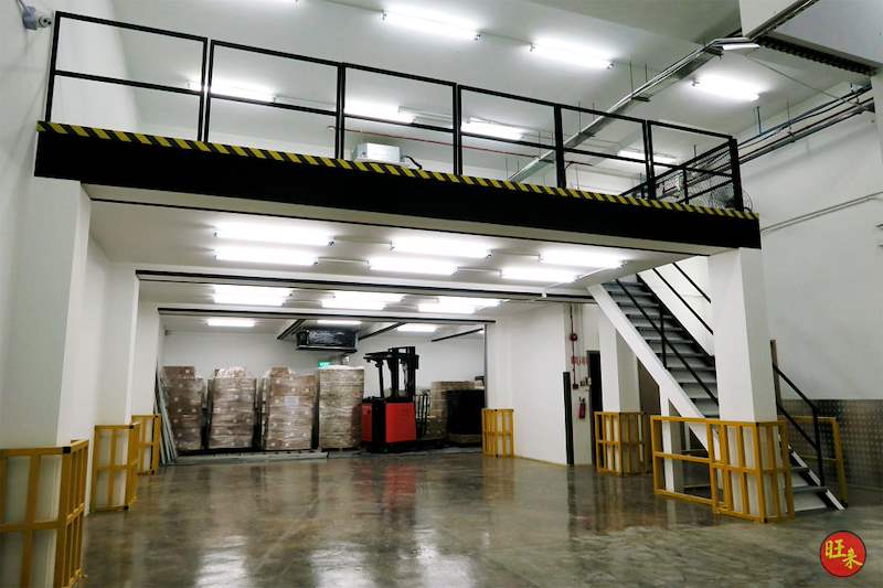 The Steel Package in a Warehouse Build: Frame, Mezzanine, Stairs and Edge Protection